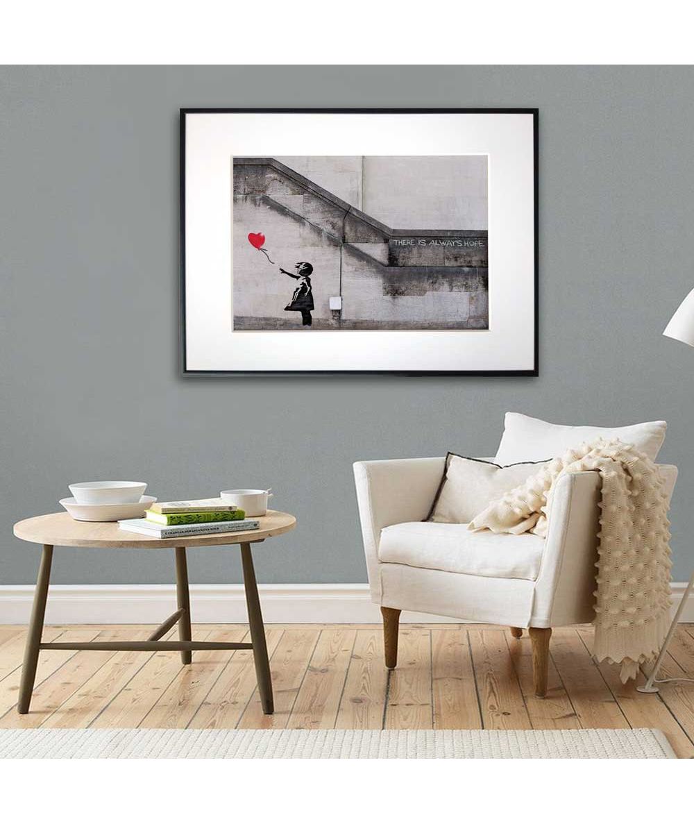 Poster Banksy Girl with balloon There is always hope - sklep Grafiki ...
