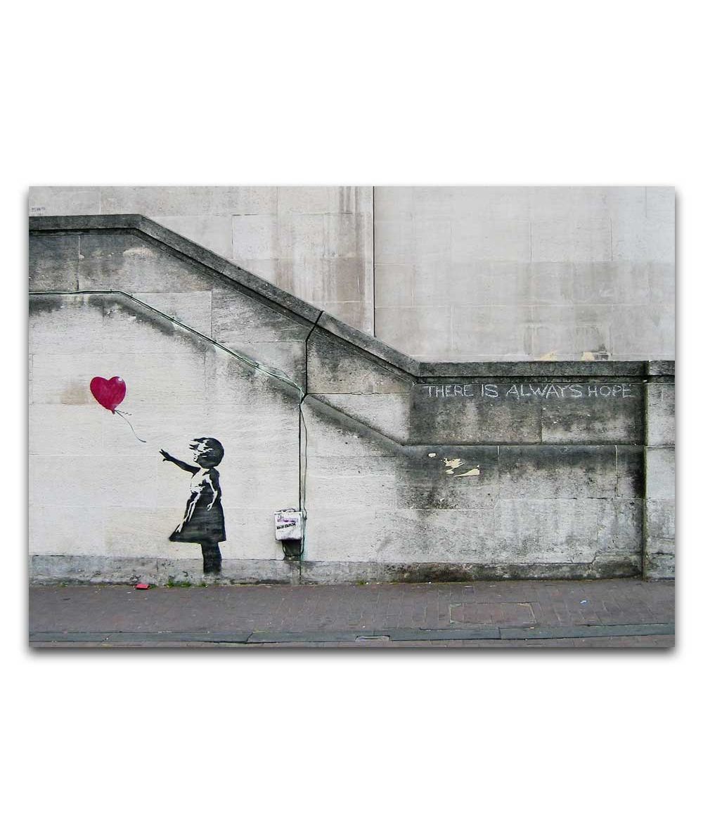 Obrazy na ścianę - Obraz na płótnie - Banksy - Hope Balloon