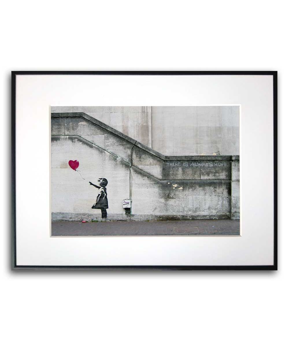 Poster street art Banksy - Hope Balloon