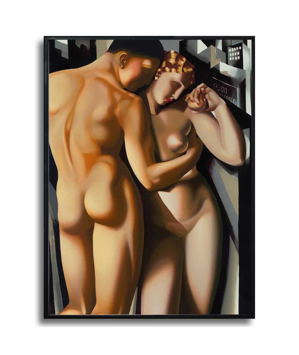 Plakat w ramie Tamara de Lempicka - Adam i Ewa