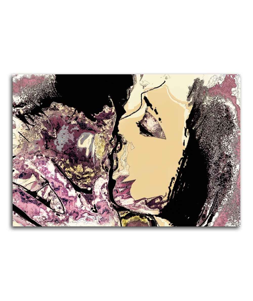 Obrazy pocałunek - Obraz na ścianę Miłosne zatracenie (1- częściowy) szeroki
