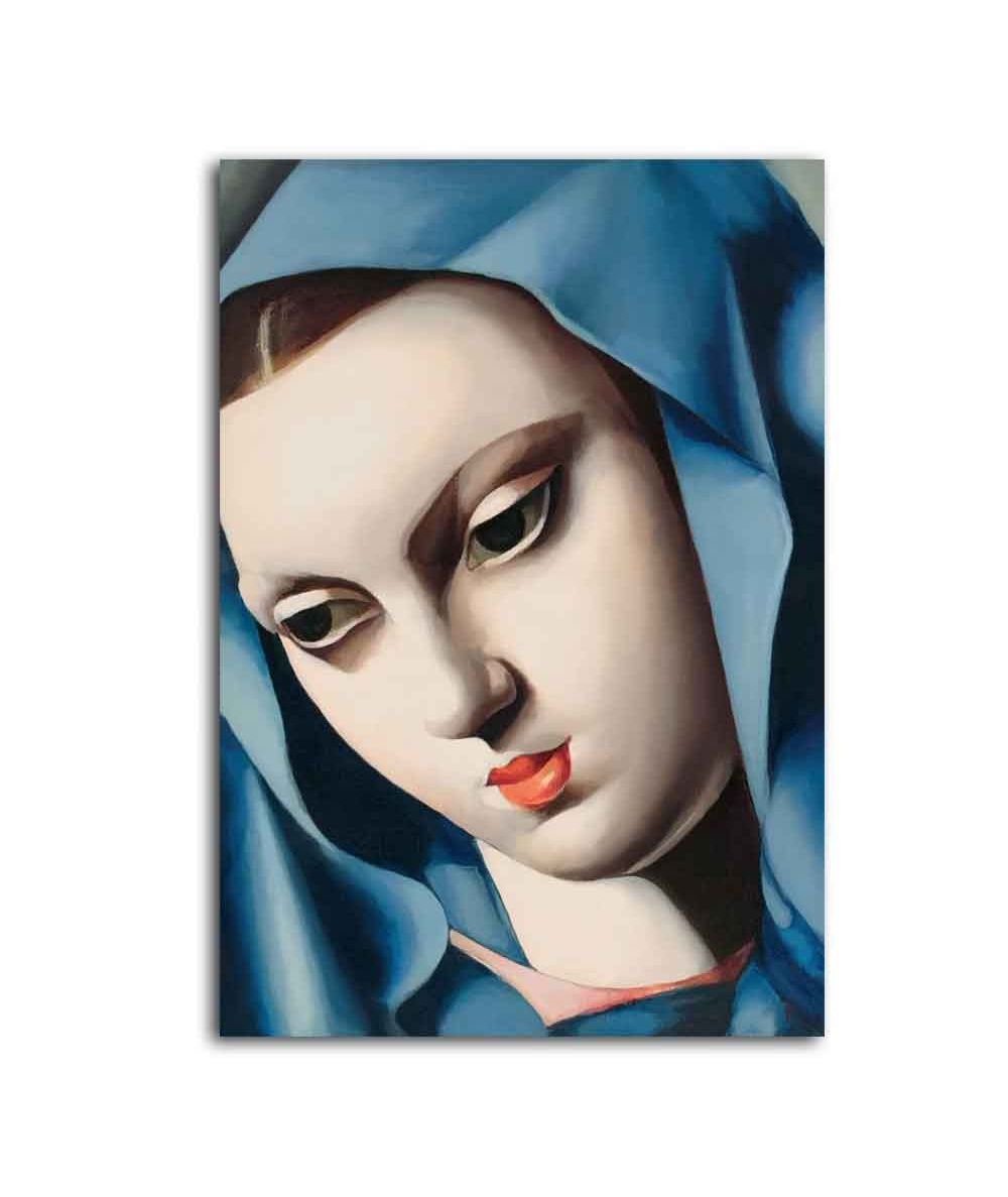 Obrazy na ścianę - Obraz religijny Tamara Łempicka - Niebieska Dziewica