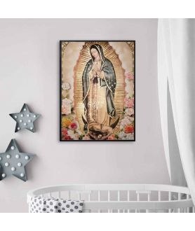 Plakat w ramie - Matka Boska z Meksyku (Guadalupe)