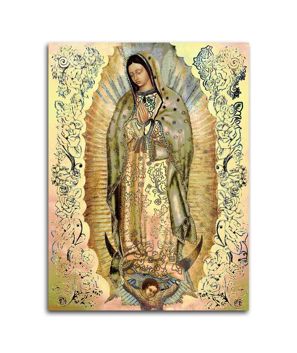 Obrazy religijne - Obraz na ścianę - Lady of Guadalupe watercolor
