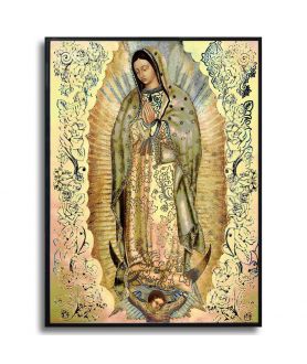 Plakat w ramie - Lady of Guadalupe watercolor