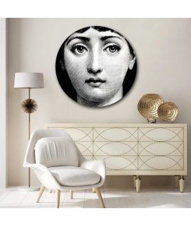 Okrągłe obrazy - Okrągły obraz na płótnie - Fornasetti 30