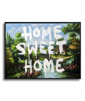 Plakat w ramie Banksy - Sweet home