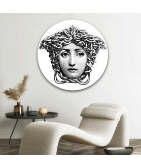 Okrągłe obrazy - Okrągły obraz na płótnie - Fornasetti 33