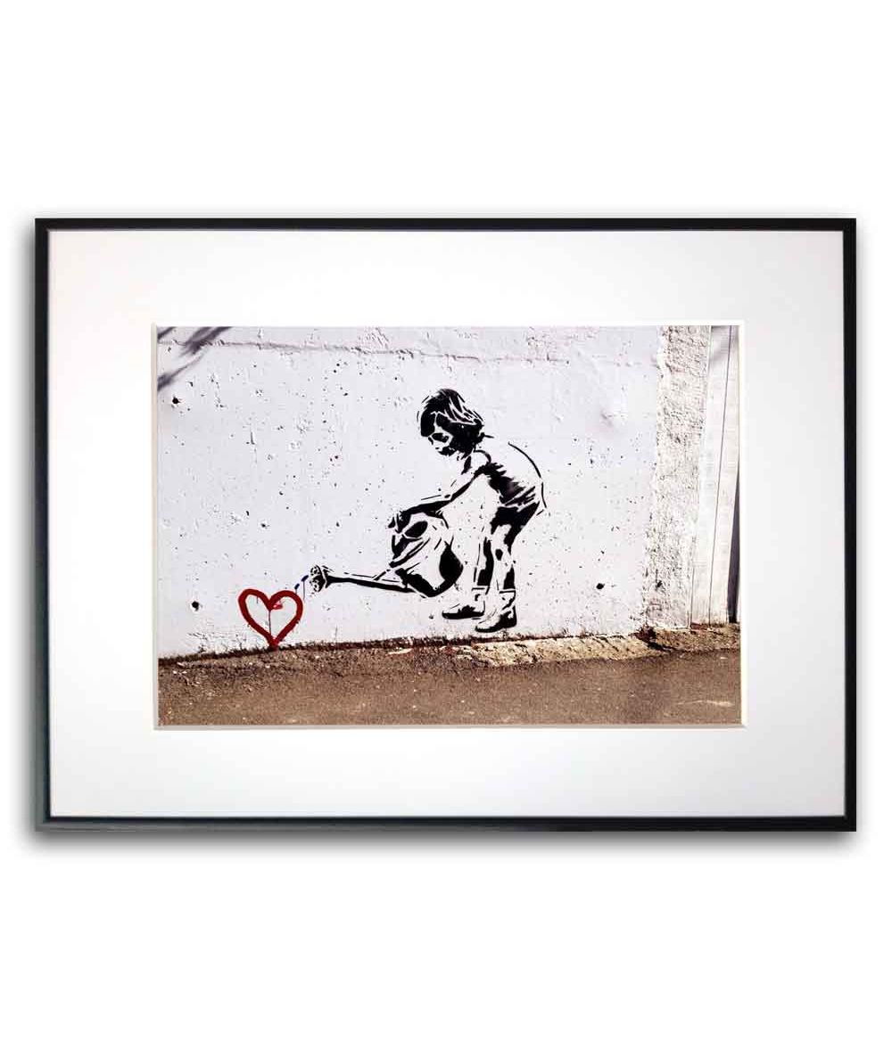 Banksy plakat na ścianę - Planting love
