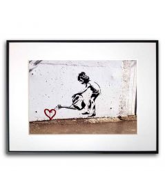 Banksy plakat na ścianę - Planting love