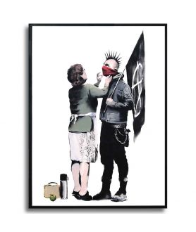 Banksy plakat poster - Punk Mum