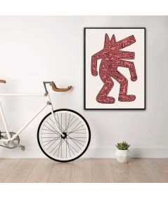 Plakat geometryczny na ściane Keith Haring 3
