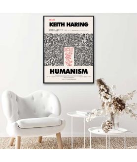 Nowoczesny plakat Keith Haring 1