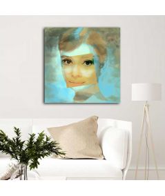 Obrazy na ścianę - Obraz Audrey Hepburn uśmiech (1-częściowy) pionowy