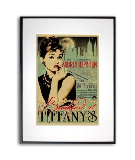 Plakat na ścianę - Audrey Hepburn Breakfast at Tiffany's