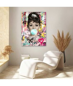 Obrazy na ścianę - Obraz nowoczesny na ściane - Audrey Hepburn mural
