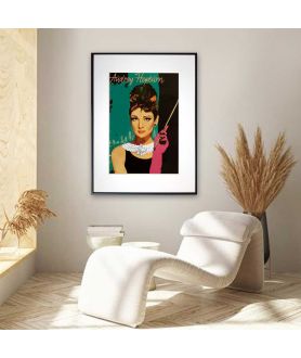 Plakat z Audrey Hepburn na ścianę - My Audrey bez ramki