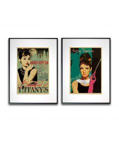 Audrey Hepburn zestaw 2 plakatów na ścianę