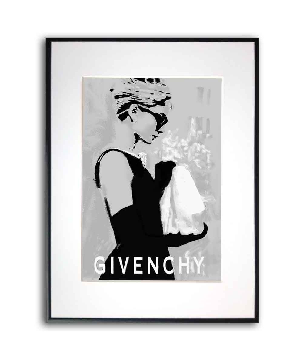 Plakat Audrey Hepburn - Suknia Givenchy