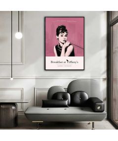 Plakat w ramie - Audrey Hepburn star