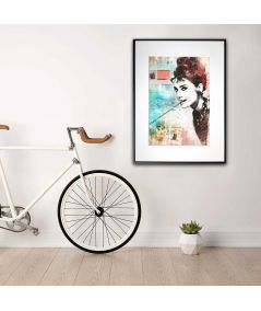 Nowoczesny plakat na ścianę - Audrey Hepburn Hollywood