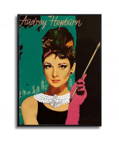 Audrey Hepburn zestaw 2 plakatów w ramie aluminiowej