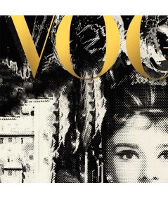 Plakat w stylu vintage - Audrtey Hepburn in Italy vintage