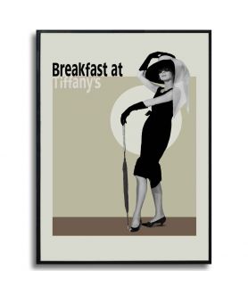 Plakat nowoczesny - Breakfast at Tiffany's 2