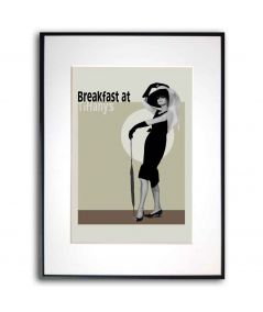 Plakat z Audrey Hepburn - Breakfast at Tiffany's 2