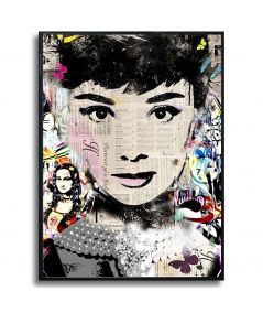 Plakat na ścianę w ramie - Audrey Hepburn pop