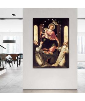 Obrazy religijne - Obraz na ścianę - Matka Boża Pompejańska