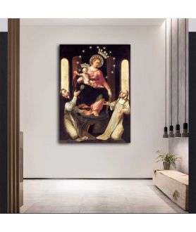 Obrazy religijne - Obraz na ścianę - Matka Boża Pompejańska