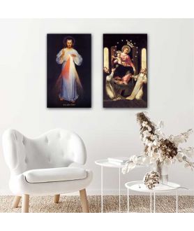 Obrazy religijne - Obrazy religijne na płótnie zestaw