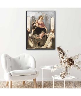Religijny plakat - Matka Boża Różańcowa Pompejańska