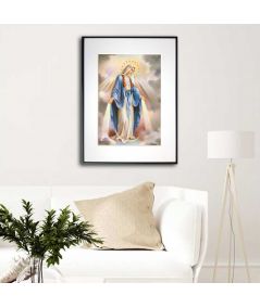Religijny plakat na ścianę - Matka Boża Niepokalana