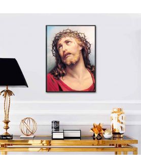 Plakat religijny na ścianę - Jezus Chrystus umęczony