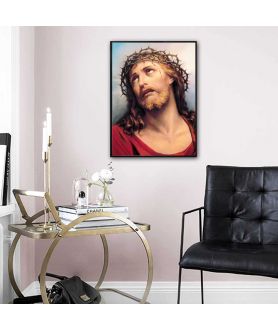 Plakat religijny na ścianę - Jezus Chrystus umęczony