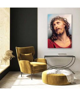 Obrazy religijne - Obraz drukowany na ścianę - Jezus Chrystus umęczony