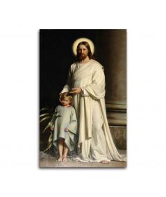 Obrazy na ścianę - Obraz religijny na ścianę - Carl Bloch Chrystus i dziecko