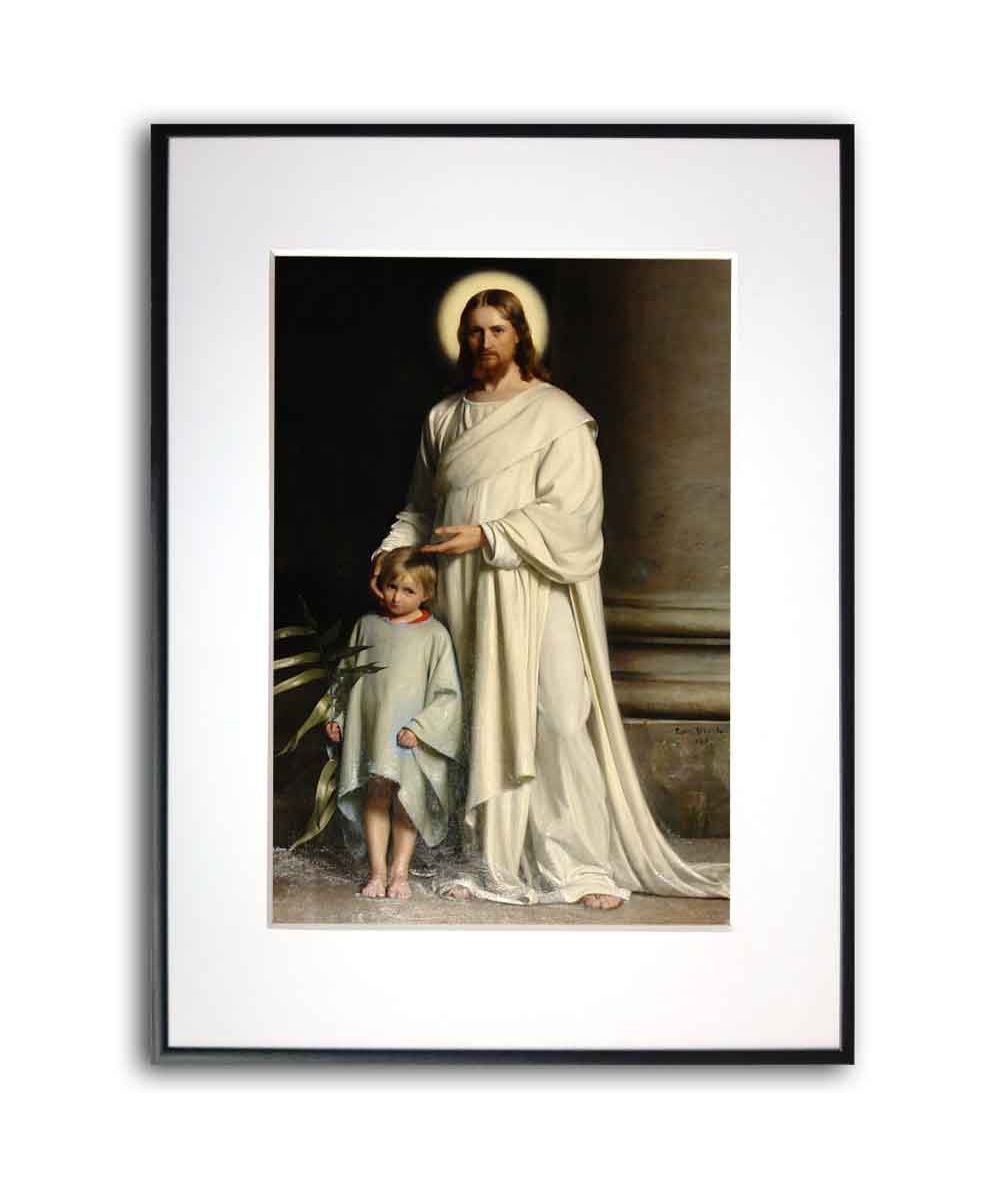 Plakat na ścianę - Carl Bloch Chrystus i dziecko