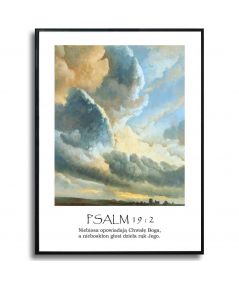 Plakat psalm na ścianę - Psalm 19