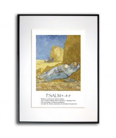Plakat z cytatem z Biblii - Psalm 4 na ścianę