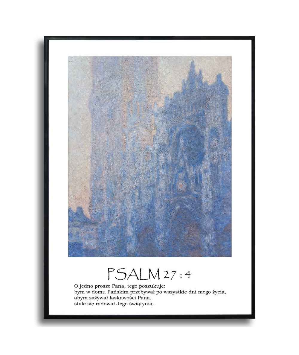 Plakat na ścianę z Księgi Psalmów - Psalm 27