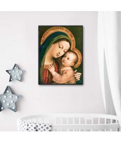 Plakat religijny na ścianę - Matka Boża Dobrej Rady