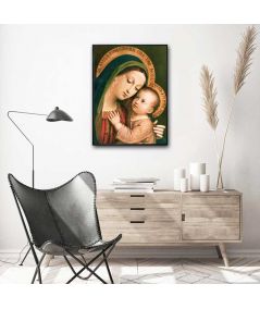 Plakat religijny na ścianę - Matka Boża Dobrej Rady