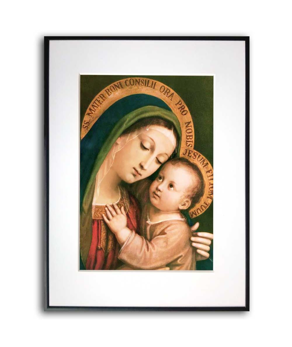 Plakat z obrazem religijnym - Matka Boża Dobrej Rady