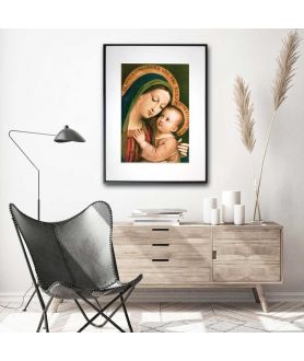 Plakat z obrazem religijnym - Matka Boża Dobrej Rady