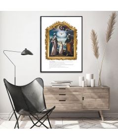 Plakat religijny z obrazem - Modlitwa do św. Józefa