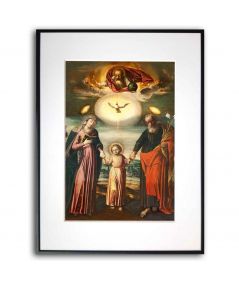 Plakat religiny na ścianę - Święta Rodzina Święty Józef