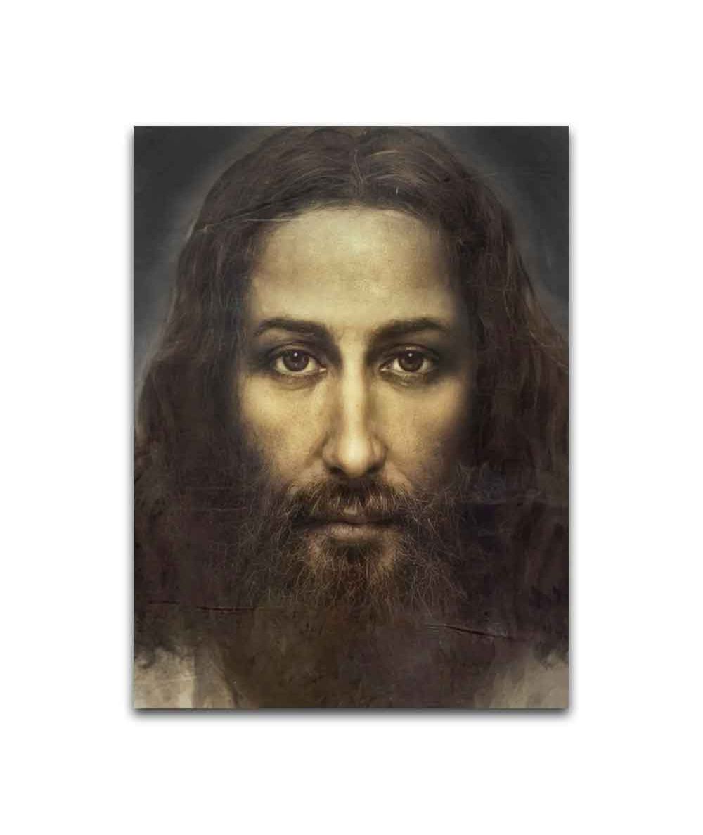 Obrazy na ścianę - Obraz religijny na płótnie - Twarz Jezusa Chrystusa